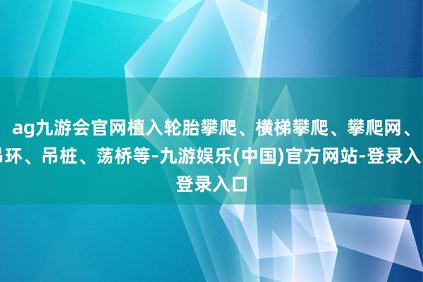 ag九游会官网植入轮胎攀爬、横梯攀爬、攀爬网、吊环、吊桩、荡桥等-九游娱乐(中国)官方网站-登录入口