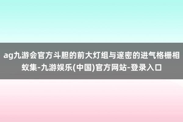 ag九游会官方斗胆的前大灯组与邃密的进气格栅相蚁集-九游娱乐(中国)官方网站-登录入口