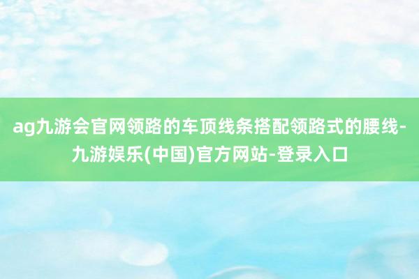 ag九游会官网领路的车顶线条搭配领路式的腰线-九游娱乐(中国)官方网站-登录入口