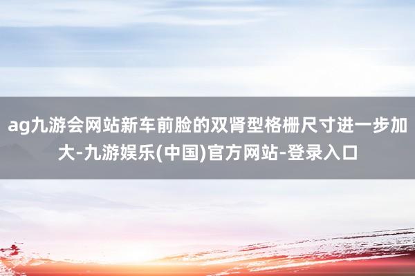 ag九游会网站新车前脸的双肾型格栅尺寸进一步加大-九游娱乐(中国)官方网站-登录入口