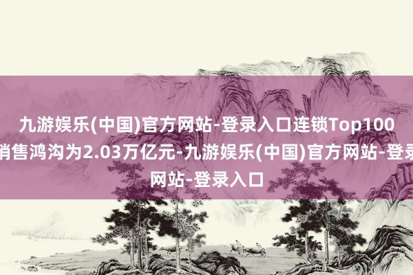 九游娱乐(中国)官方网站-登录入口连锁Top100企业销售鸿沟为2.03万亿元-九游娱乐(中国)官方网站-登录入口